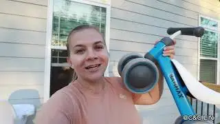 How fast the cute little boy learned to ride the balance bike! FT. C&C Life