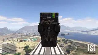 GTA - New Cunning Stunts Zebra Ski Jump Track (part 3)