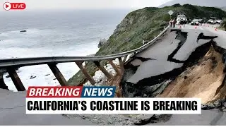 1 MIN AGO: California&rsquo;s Coastline Is Failing &mdash; Roads Crack as Cliffs Collapse