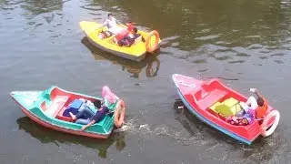 Paddle Boat Adventure in Nandan Park | Amazing Paddle Boat Park Lake | Paddle Boats
