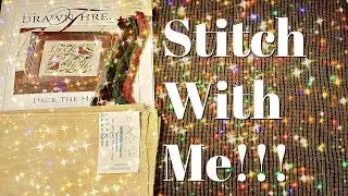 Flosstube #180 Stitch  With Me ~ The Drawn Thread ~ Deck The Halls
