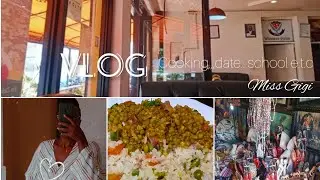 VLOG; Cooking,,dates// catching up with a friend. School.. market e.t.c