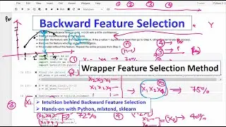 Backward Feature Selection |Sequential Backward Selection|Wrapper Method Part 2|Tutorial 8