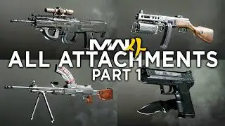 All Weapons Attachments in Modern Warfare 4 BETA Gunsmith (Part 1)
