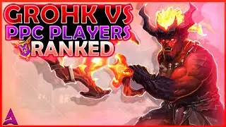 INSTA PICK GROHK VS 4 PPC PLAYERS, EST&Aacute; TAN ROTO? | Paladins Grohk Totems GM Ranked