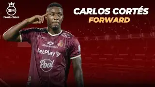 Carlos Cort&eacute;s &bull; Jugadas/Forward - Deportes Tolima 2024