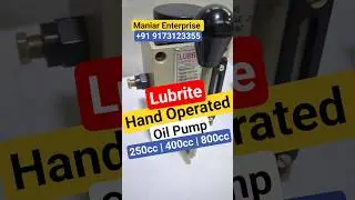 Lubrite hand operated Lubrication oil pump dealer ahmedabad | Motorised oil pump #lubrite #oilpump