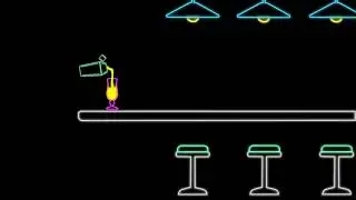Neon Bar Scene Animation