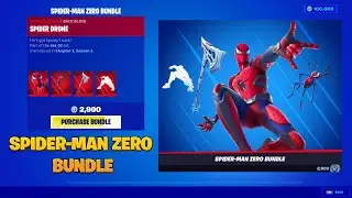 *NEW* Fortnite X Spider-Man Zero Bundle Emote, Pickaxe Item Shop Showcase! OUT TOMORROW