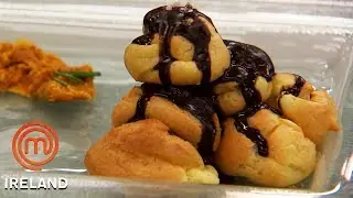 Failing To Master Caramel Salted Profiteroles | MasterChef Ireland | MasterChef World