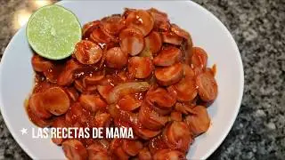 Salchichas con Chile Chipotle || Botana de Salchicha || Las Recetas de Mama