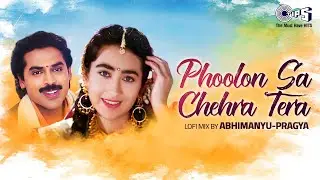 Phoolon Sa Chehra Tera Lofi Mix | Anari | Venkatesh, Karishma Kapoor | Udit Narayan | 90s Hindi ong
