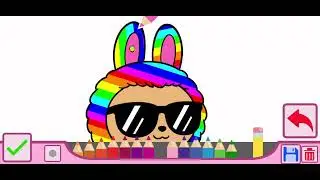Coloring Labubu 🎨 | Fun Art Video for Kids 🌈