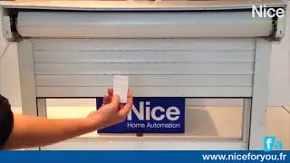 How to programme a Nice remote controller in mode 1 with a ET30R rolling shutter