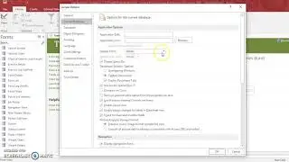 Set form as the startup option