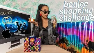 Luxury Shopping Challenge! (trying to be boujee) 💸