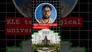 At low Comedk Rank get KLE Technological University , Hubli #comedk #kletechnologicaluniversity