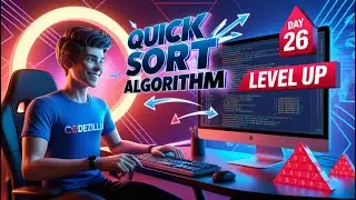 Day 26 of the Level Up series! 🎉 :- Quick Sort