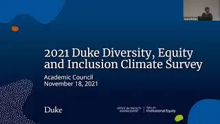 Meeting of Duke's Academic Council, November 18, 2021