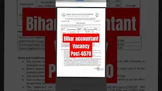 Bihar Accountant vacancy#बिहार लेखपाल post-6570#pen pencil classes commerce#handwrittennotes