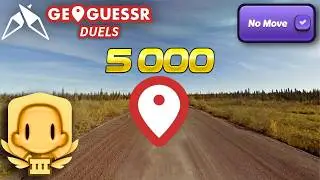 This was the CLOSEST GAME in *NO MOVE* GEOGUESSR DUELS!!