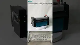 This bubble-pressing paper machine is so awesome!