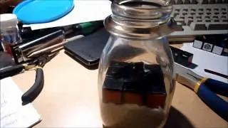 Кубик Рубика в бутылке