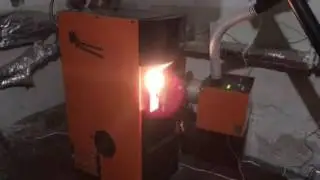 Пеллетный котел LIBERATOR MULTI 50 в работе