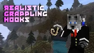 Realistic Grappling Hooks with Only One Command | (Minecraft 1.11.2)