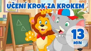 Učení krok za krokem - 13 min Giramille | Dětské říkanky a písničky