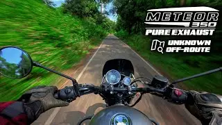 When Google Map Lead You Somewhere Beautiful | Meteor 350 Pure Exhaust Sound 4K ASMR POV Raw Onboard