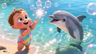 Dolphin Sings in Bubble Land | Fun Ocean Song for Kids | Magical Underwater Rhyme 🐬🫧