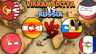 [VIKRAMADITYA VS RUSSIA] 🔥⚔️ || World Provinces #countryballs #geography