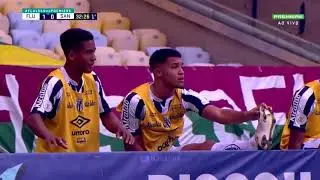 &Acirc;ngelo Gabriel estreia pelo Santos com apenas 15 anos (25/10/2020)