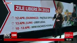 Câte zile libere vor avea românii în 2026