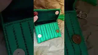 Мини-кошелек на пластиковой канве 😍#handmade #сумкаручнойработы #кошельки #кошелек #wallet