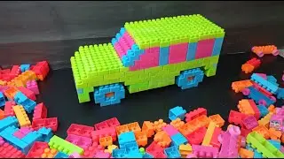 Satisfying DIY LEGO Car Build | Creative LEGO Building Blocks Video | MUSCAN TOYS