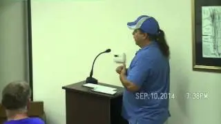 September 10, 2014 Cottrellville Twp Board meeting - 9/10/2014