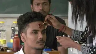 MAKEUP WORKSHOP 24-03-2022 /  DEPARTMENT OF VISUAL COMMUNICATION / BHC TRICHY-17