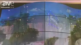 InfoComm 2018: LG Demos Its Open Frame OLED Signage in a Curved Application