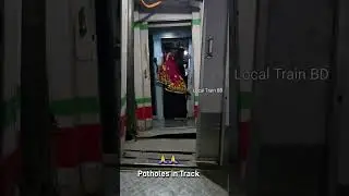 Train jumps, potholes on track. #train #jumps #shorts