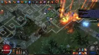[PoE Beta 3.0] Полностью зачищенный двор T10 &mdash; Элементалист огненного шторма с тремя тотемами