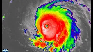 Colored IR Satellite Loop of Category 5 Hurricane Lee