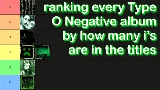 Type O Negative Albums Ranked By How Many I's Are In The Song Titles