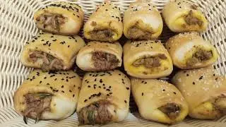 Chicken Bread rolls With 3 different fillings Without OVEN