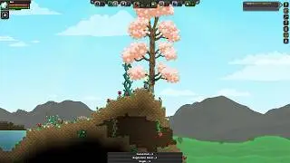 Starting a space adventure. Starbound gameplay