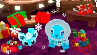 Открываю ваши подарки и покупаю снежную сумчатую летягу 🎄 Animal Jam