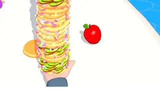 Pancake Run 💥👩&zwj;🦰☺IOS Android Gameplay Walkthrough Levels #22 COP90 YUV33
