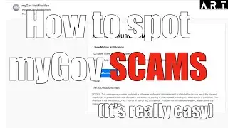 How To Tell If A MyGov Email or SMS is a Scam (It's REALLY easy...)