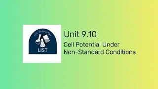 AP Chem Made Easy-Unit 9.10